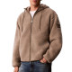 Calvin Klein Ανδρική fleece ζακέτα Sherpa Badge Funnel Neck